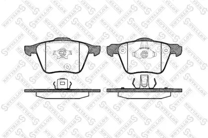 Комплект тормозных колодок STELLOX 1054 000L-SX